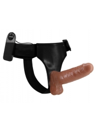 Страпон на трусиках с вибрацией Ultra Passionate Harness - 16 см. - Baile - купить с доставкой в Грозном