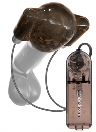 Дымчатый вибростимулятор головки пениса Dual Vibrating Head Teaser - Pipedream - в Грозном купить с доставкой