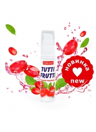 Гель-смазка Tutti-frutti со вкусом барбариса - 30 гр. - Биоритм - купить с доставкой в Грозном