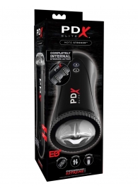 Черный автоматический мастурбатор-ротик Moto Stroker - Pipedream - в Грозном купить с доставкой