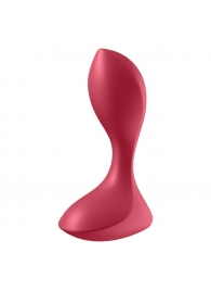 Красный вибромассажёр простаты Satisfyer Backdoor Lover - 14 см. - Satisfyer - в Грозном купить с доставкой