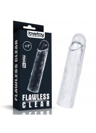 Прозрачная насадка-удлинитель Flawless Clear Penis Sleeve Add 1 - 15,5 см. - Lovetoy - в Грозном купить с доставкой