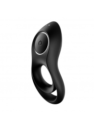 Черное эрекционное виброкольцо Legendary Duo - Satisfyer - в Грозном купить с доставкой