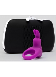 Фиолетовое эрекционное виброкольцо Happy Rabbit Cock Ring Kit - Happy Rabbit - в Грозном купить с доставкой