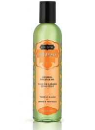 Массажное масло Naturals Tropical Mango с ароматом манго - 236 мл. - Kama Sutra - купить с доставкой в Грозном