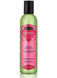 Массажное масло Naturals Strawberry Dreams с ароматом клубники - 236 мл. - Kama Sutra - купить с доставкой в Грозном