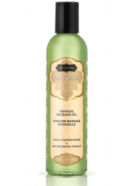 Массажное масло Naturals Vanilla Sandalwood с ароматом ванили и сандала - 236 мл. - Kama Sutra - купить с доставкой в Грозном