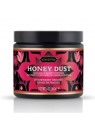 Пудра для тела Honey Dust Body Powder с ароматом клубники - 170 гр. - Kama Sutra - купить с доставкой в Грозном