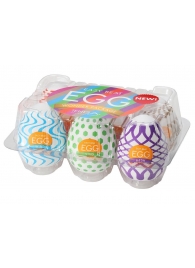 Набор из 6 мастурбаторов Tenga EGG IV с различным рельефом - Tenga - в Грозном купить с доставкой