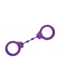 Фиолетовые силиконовые поножи Limitation - Lola Games - купить с доставкой в Грозном