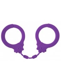 Фиолетовые силиконовые поножи Limitation - Lola Games - купить с доставкой в Грозном