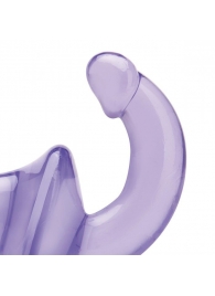 Фиолетовый безремневой страпон Strapless Strap-On - Lux Fetish - купить с доставкой в Грозном