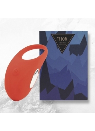 Красное кольцо с вибрацией Thor Cockring - FeelzToys - в Грозном купить с доставкой