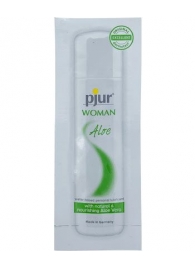 Лубрикант на водной основе pjur WOMAN Aloe - 2 мл. - Pjur - купить с доставкой в Грозном