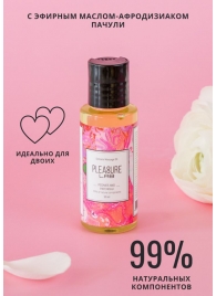 Массажное масло Pleasure Lab Delicate с ароматом пиона и пачули - 50 мл. - Pleasure Lab - купить с доставкой в Грозном