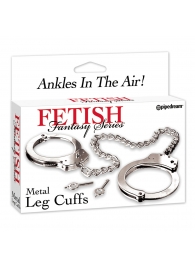 Металлические наручники Metal Leg Cuffs - Pipedream - купить с доставкой в Грозном