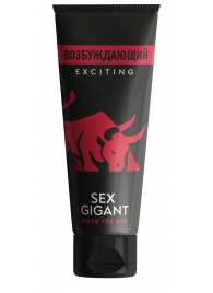 Возбуждающий крем для мужчин Sex Gigant - 80 мл. - Миагра - купить с доставкой в Грозном