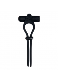 Черное эрекционное лассо с вибропулей Black Tie Affair - Zero Tolerance - в Грозном купить с доставкой