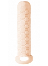 Телесный фаллоудлинитель Homme Long - 13,5 см. - Lola Games - в Грозном купить с доставкой