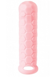 Розовый фаллоудлинитель Homme Long - 15,5 см. - Lola Games - в Грозном купить с доставкой