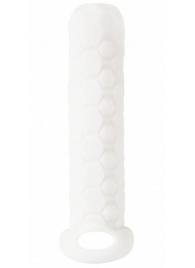 Белый фаллоудлинитель Homme Long - 13,5 см. - Lola Games - в Грозном купить с доставкой