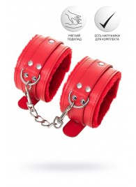 Красные оковы Anonymo из искусственной кожи - ToyFa - купить с доставкой в Грозном