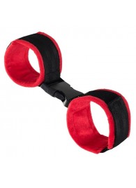 Красно-черные велюровые оковы Anonymo - ToyFa - купить с доставкой в Грозном