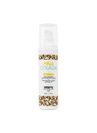 Разогревающее массажное масло с ароматом пина колада Gourmet Pina Colada - 50 мл. - Exsens - купить с доставкой в Грозном