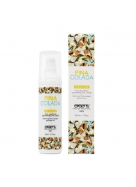Разогревающее массажное масло с ароматом пина колада Gourmet Pina Colada - 50 мл. - Exsens - купить с доставкой в Грозном
