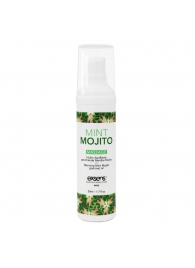 Разогревающее массажное масло с ароматом мохито Gourmet Mint Mojito - 50 мл. - Exsens - купить с доставкой в Грозном