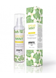 Разогревающее массажное масло Gourmet Spearmint Organic с органическими ингредиентами - 50 мл. - Exsens - купить с доставкой в Грозном
