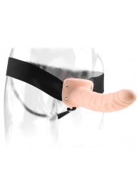 Полый страпон 8  Hollow Strap-On телесного цвета - 19 см. - Pipedream - купить с доставкой в Грозном