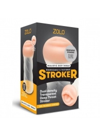 Мастурбатор-ротик ZOLO DEEP THROAT - Zolo - в Грозном купить с доставкой