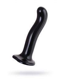 Черный стимулятор для пар P G-Spot Dildo Size L - 19 см. - Strap-on-me - в Грозном купить с доставкой