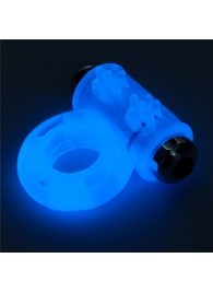Голубое, светящееся в темноте эрекционное виброкольцо Lumino Play Vibrating Penis Ring - Lovetoy - в Грозном купить с доставкой