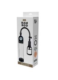 Прозрачная вакуумная помпа с манометром Deluxe Penis Pump - Dream Toys - в Грозном купить с доставкой