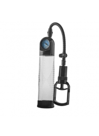Прозрачная вакуумная помпа с манометром Deluxe Penis Pump - Dream Toys - в Грозном купить с доставкой