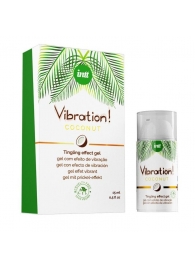 Возбуждающий гель с ароматом кокоса Vibration Coconut - 15 мл. - INTT - купить с доставкой в Грозном