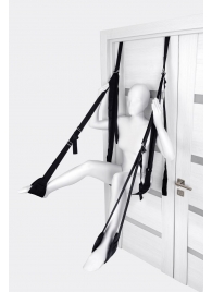 Черные секс-качели на дверь Anonymo №0505 - ToyFa - купить с доставкой в Грозном