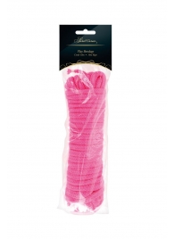 Розовая веревка для связывания Sweet Caress Rope - 10 метров - Sweet Caress - купить с доставкой в Грозном