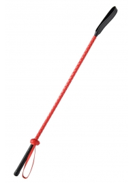 Красно-черный гладкий стек - 71 см. - Fetish Tentation - купить с доставкой в Грозном