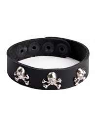 Кожаный браслет  Веселый Роджер - Sitabella купить с доставкой