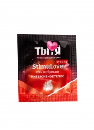 Разогревающий гель-лубрикант Stimulove Strong в одноразовой упаковке - 4 гр. - Биоритм - купить с доставкой в Грозном