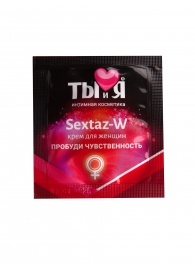 Возбуждающий крем для женщин Sextaz-W в одноразовой упаковке - 1,5 гр. - Биоритм - купить с доставкой в Грозном