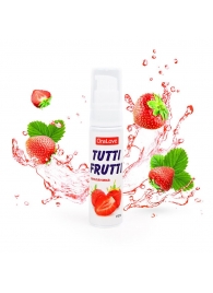 Гель-смазка Tutti-frutti с земляничным вкусом - 30 гр. - Биоритм - купить с доставкой в Грозном