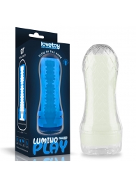 Светящийся в темноте мастурбатор Lumino Play Masturbator Ribbed - Lovetoy - в Грозном купить с доставкой