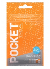Карманный мастурбатор HEXA-BRICK - Tenga - в Грозном купить с доставкой