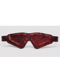 Двусторонняя красно-черная маска на глаза Reversible Faux Leather Blindfold - Fifty Shades of Grey - купить с доставкой в Грозном