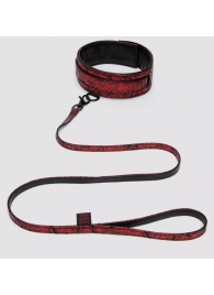 Стильный ошейник с поводком Reversible Faux Leather Collar and Lead - Fifty Shades of Grey - купить с доставкой в Грозном