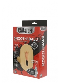Мастурбатор-вагина с вибрацией и выносным пультом управления REALSTUFF SMOOTH   BALD - Dream Toys - в Грозном купить с доставкой